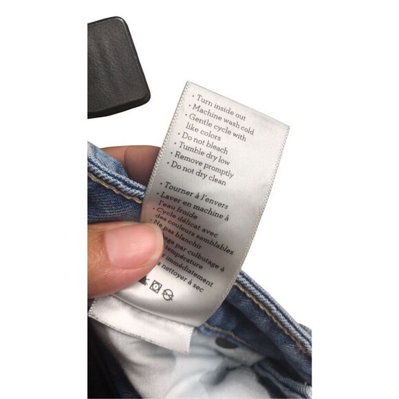 261. Paige midrise medium wash skinny jeans Sz 27 - Picture 5 of 6